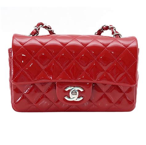 chanel patent classic flap small bag